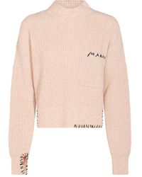 Marni - Jersey Con Logo Bordado - Lyst