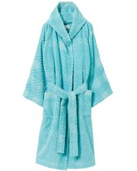 Burberry - Check-pattern Cotton Robe - Lyst