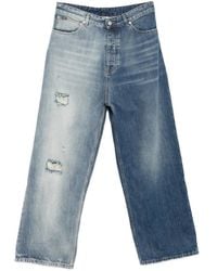 Vetements Fire Big Shape Jeans in Blue | Lyst
