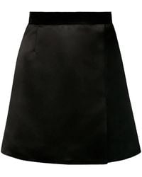 Nina Ricci - A-Line Satin Skirt - Lyst