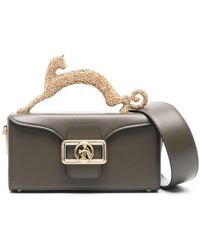 Lanvin - Small Pencil Cat Leather Bag - Lyst
