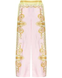Versace - Hose mit Barocco-Print - Lyst