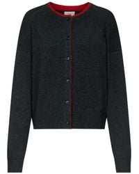 Loulou de Saison - Nicola Bicolor Cashmere Cardigan - Lyst