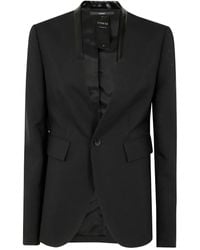SAPIO - Shawl-Collar Single-Button Blazer - Lyst