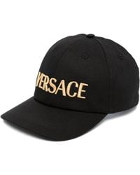 Versace - Baseballkappe mit Logo-Stickerei - Lyst