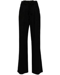 Goen.J - High-Waisted Straight-Leg Trousers - Lyst