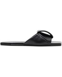 Loewe - Origami Square-Toe Sandals - Lyst