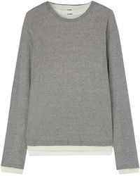 Jil Sander - Long-Sleeve Layered Cotton T-Shirt - Lyst