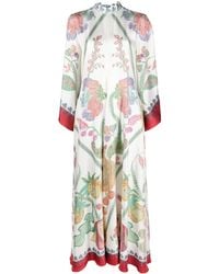 La DoubleJ - Silk Magnifico Maxi Dress - Lyst