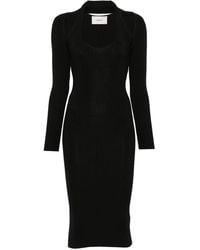 Coperni - Ribbed Midi Dress - Lyst