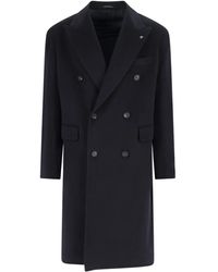 Tagliatore - Double-Breasted Patch-Pocket Coat - Lyst