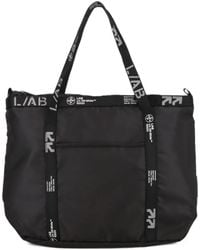LAB C.O. OFF WHITE - Logo-Print Shopper Tote Bag - Lyst