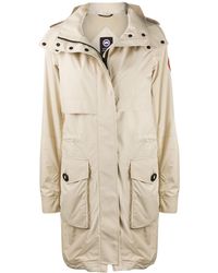 Canada Goose Cavalry Hooded Trench Coat - Natural
