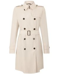 Moorer - Doppelreihiger Trenchcoat mit Gürtel - Lyst