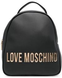 Love Moschino - Sac À Dos À Plaque Logo - Lyst