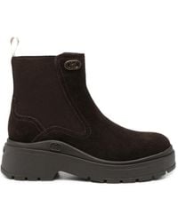 Liu Jo - Stiefel Mit Logo-Schild - Lyst