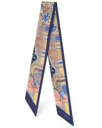 Etro - Silk Twill Paisleyina With Paisley Motif - Lyst