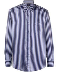 Paul & Shark - Striped Organic-cotton Shirt - Lyst