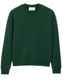 Ami Paris - Cotton Sweatshirt With Ami De Coeur - Lyst