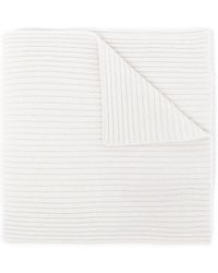 N.Peal Cashmere - Short Rib-Knit Scarf - Lyst
