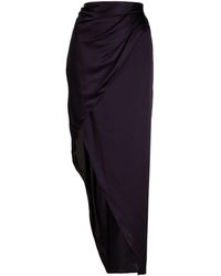 Michelle Mason - Falda de diseño cruzado - Lyst