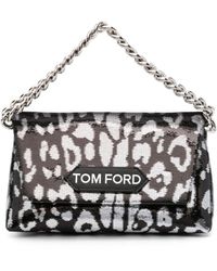 Tom Ford - Sequinned Leopard-print Tote Bag - Lyst