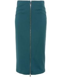 Patrizia Pepe - Seam-Detail Midi Skirt - Lyst