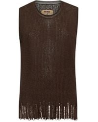 Uma Wang - Ribbed Sleeveless Top - Lyst