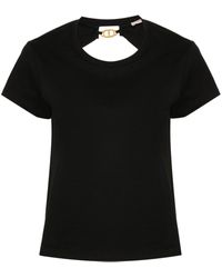 Twin Set - T-shirt con cut-out - Lyst