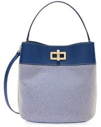 Furla - Petit Sac Seau Amelia À Rayures - Lyst