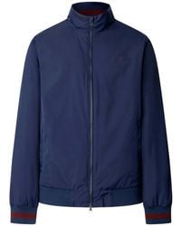 Hackett - Logo-Embroidered Blouson Jacket - Lyst
