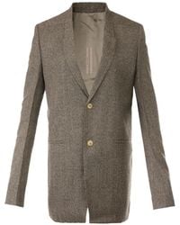 Rick Owens - Button-Fastening Tailored Blazer - Lyst