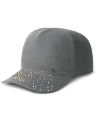 Maison Michel - Crystal-Embellished Hat - Lyst
