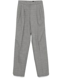 BOSS - Prince Of Wales-Check Trousers - Lyst
