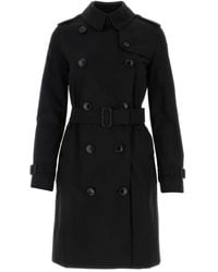 Burberry - Abrigo Con Doble Botonadura - Lyst