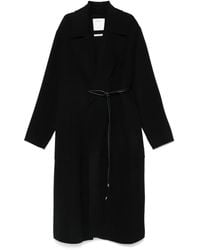 Sportmax - Belted Double-Breasted Coat - Lyst