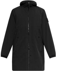 Stone Island - Insulated Parka With Hood - Lyst