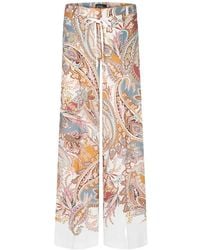 Cambio - Adrienne Paisley Trousers - Lyst