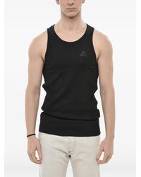 DIESEL - Ribbed Logo-Print Tank Top - Lyst