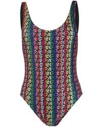 Être Cécile - Logo Print Swimsuit - Lyst
