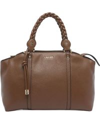 Liu Jo - Bolso de mano con asa trenzada - Lyst
