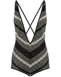 Missoni - Maillot De Bain À Empiècements En Mesh - Lyst