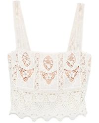 Johanna Ortiz - Casablanca Cropped Top - Lyst
