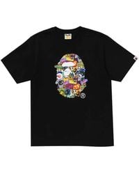 A Bathing Ape - Ape Head Graphic-Print T-Shirt - Lyst