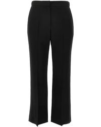 MSGM - Pantalones Rectos Con Pinzas - Lyst