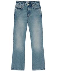 Ganni - Betzy Cropped Jeans - Lyst