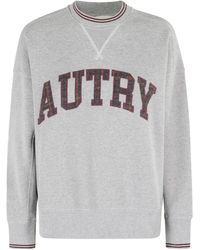 Autry - Felpa Girocollo Con Logo - Lyst