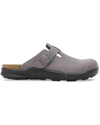 Birkenstock - Boston Crosstown Oiled Leather Mules - Lyst