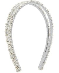 Jennifer Behr - Leonora Beaded Embellished Headband - Lyst