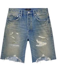 Purple Brand - Distressed P059 Shorts - Lyst
